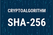 SHA-256 is one of the most widely used algorithms by the cryptocurrency